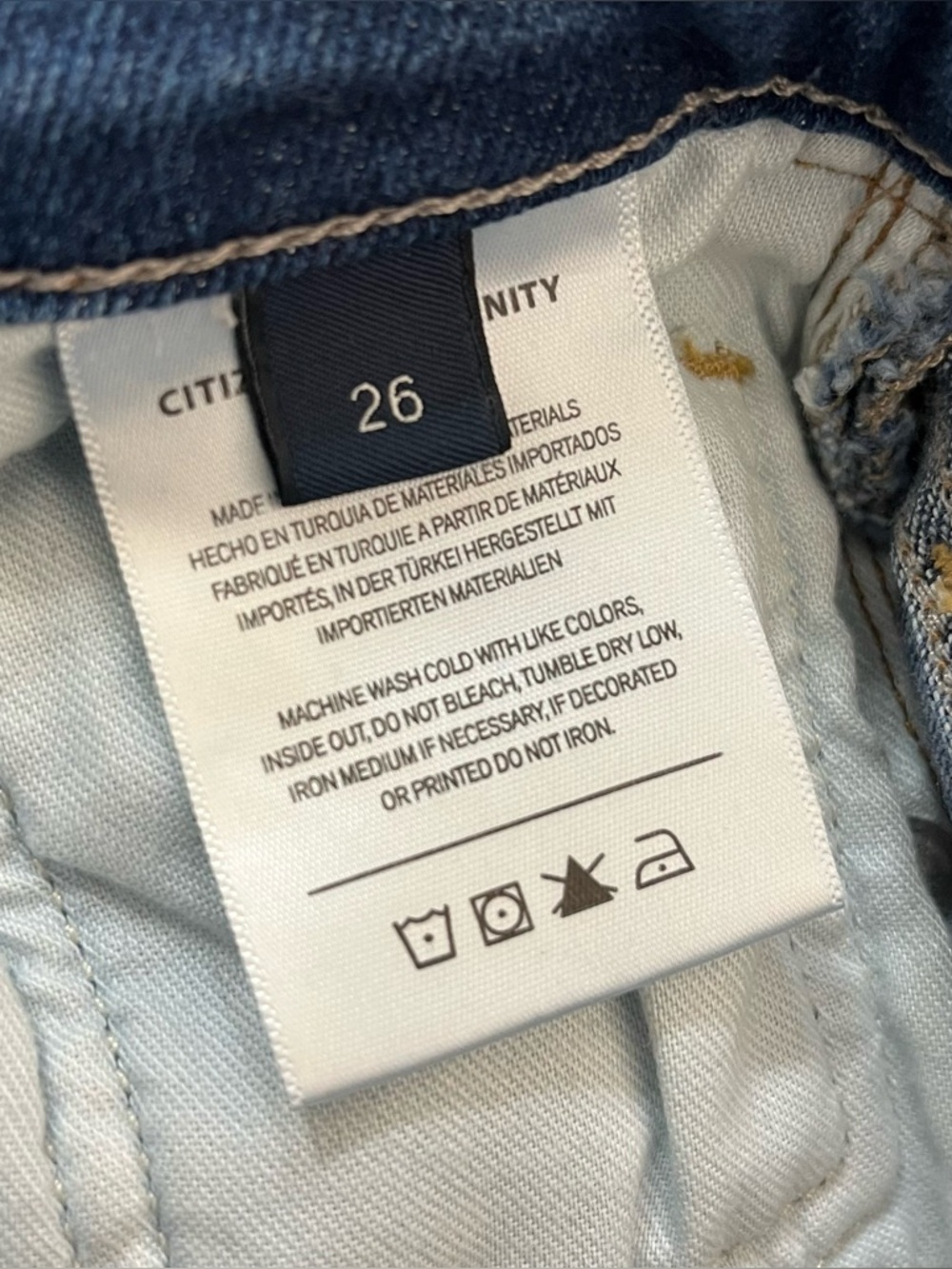 Citizens of Humanity Lilah Bootcut Dark Wash Denim Jeans 26 Waist - Picture 11 of 14